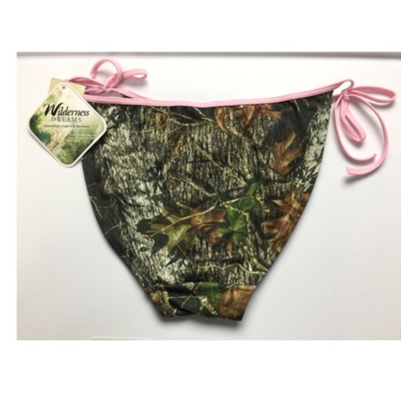 Officially Licensed Mossy Oak String Bikini Bottom - Picture 3 of 5
